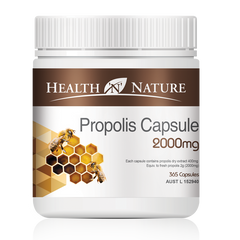 Health N Nature Propolis 2000mg 365 Capsules