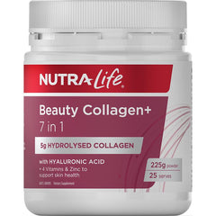 Nutralife Beauty Collagen+ 7 in 1 225g Powder