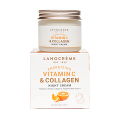 Lanocreme Energizing Vitamin C & Collagen Night Cream