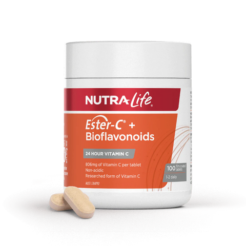 Nutralife Ester C 1000mg + Bioflavonoids 100 Tablets