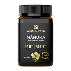 Watson & Son UMF 15+ (MGO 514+) Manuka Honey 500g