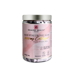 Wealthy Health Maxi Hyaluronic Acid Collagen + Super Fruits Mix 30x4g Sachets