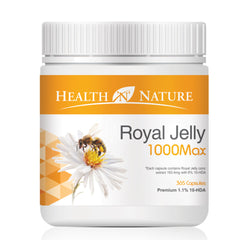 Health N Nature Royal Jelly 1000mg Max 365 Capsules